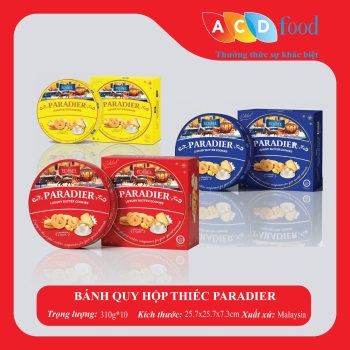 BÁNH QUY HỘP THIẾC PARADIER